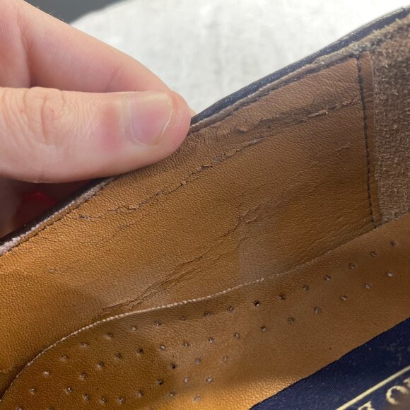 VTG Giorgio Brutini Shoes Mens Size 10D Brown Tassel Loafers Leather SlipOn 9469 main image 12